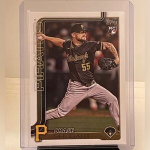 CHASE SHUGART 2025 TOPPS SERIES UPDATE ROOKIE CARD-PIRATES ROOKIE RC
